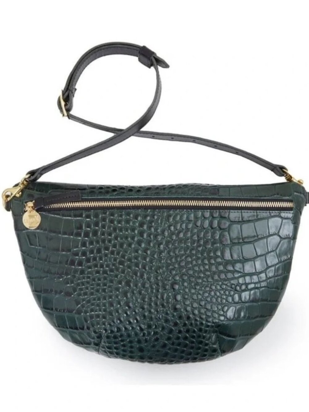 Clare V. Green Croco Grande Fanny Bag (NWOT)